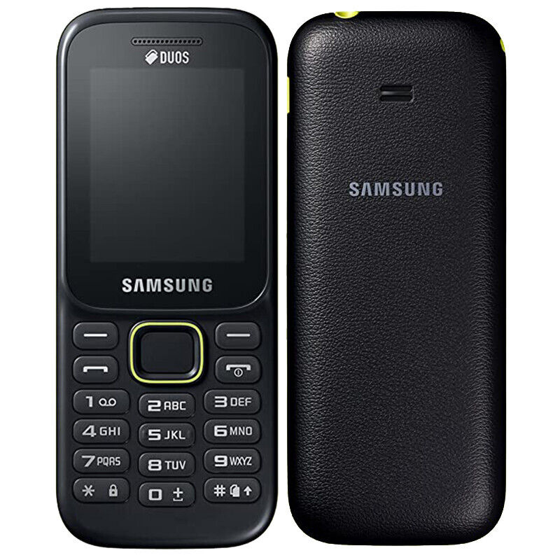 Téléphone Portable Samsung DUOS Noir à Clavier Physique