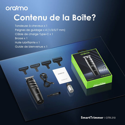 Tondeuse de précision Oraimo : Hygiène et performance optimales